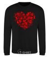 Sweatshirt Rose heart black фото