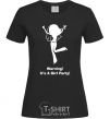 Women's T-shirt Warning it is a girl party black фото