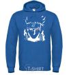 Men`s hoodie Naruto kakashi silhouette royal фото