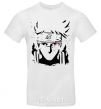 Men's T-Shirt Naruto kakashi silhouette White фото