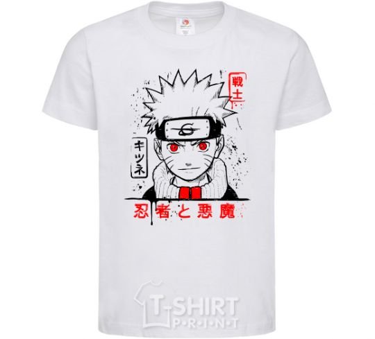 Kids T-shirt Naruto characters White фото