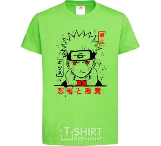 Kids T-shirt Naruto characters orchid-green фото