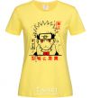 Женская футболка Naruto иероглифы Лимонный фото
