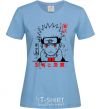 Women's T-shirt Naruto characters sky-blue фото