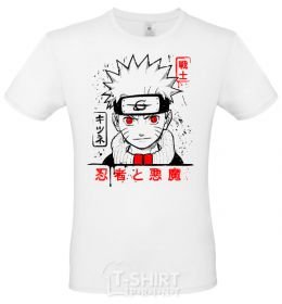 Men's T-Shirt Naruto characters White фото