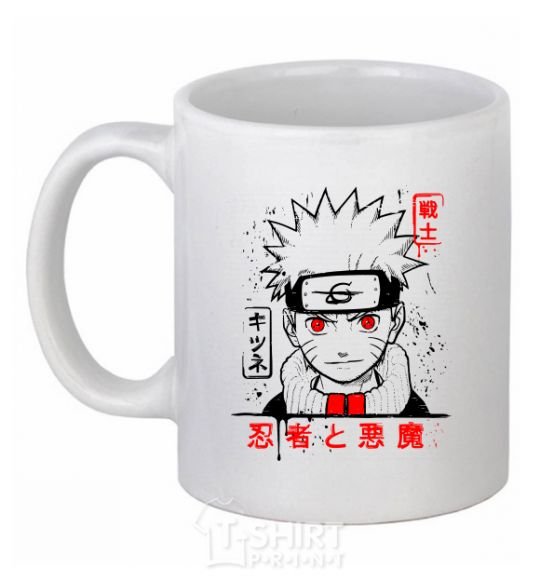 Ceramic mug Naruto characters White фото