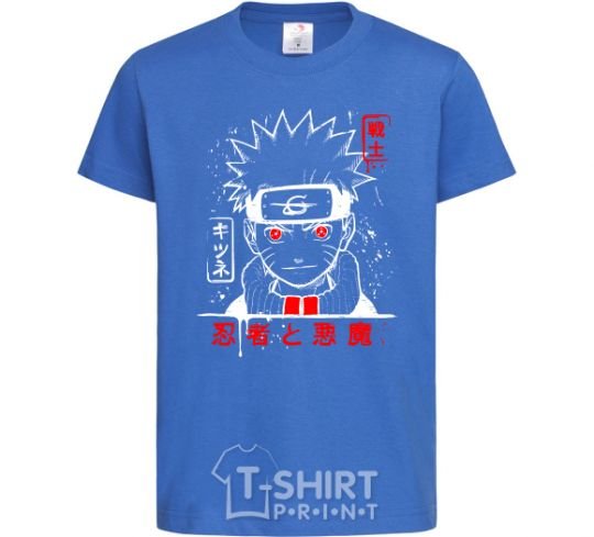 Kids T-shirt Naruto characters royal-blue фото