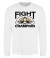 Sweatshirt FIGHT LIKE A CHAMPION White фото