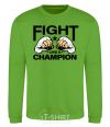 Sweatshirt FIGHT LIKE A CHAMPION orchid-green фото