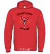 Men`s hoodie A master of the sport of eating bright-red фото