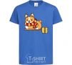 Kids T-shirt Corgi potter gryffindor royal-blue фото