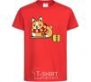 Kids T-shirt Corgi potter gryffindor red фото