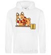 Men`s hoodie Corgi potter gryffindor White фото