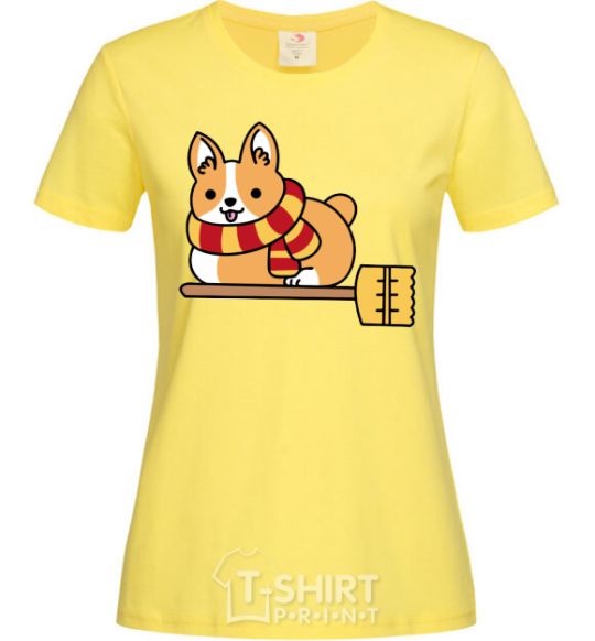 Women's T-shirt Corgi potter gryffindor cornsilk фото