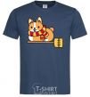 Men's T-Shirt Corgi potter gryffindor navy-blue фото