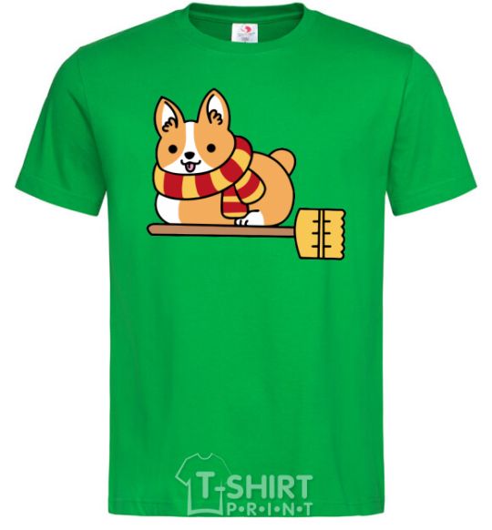 Men's T-Shirt Corgi potter gryffindor kelly-green фото