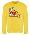 Sweatshirt Corgi potter gryffindor yellow фото