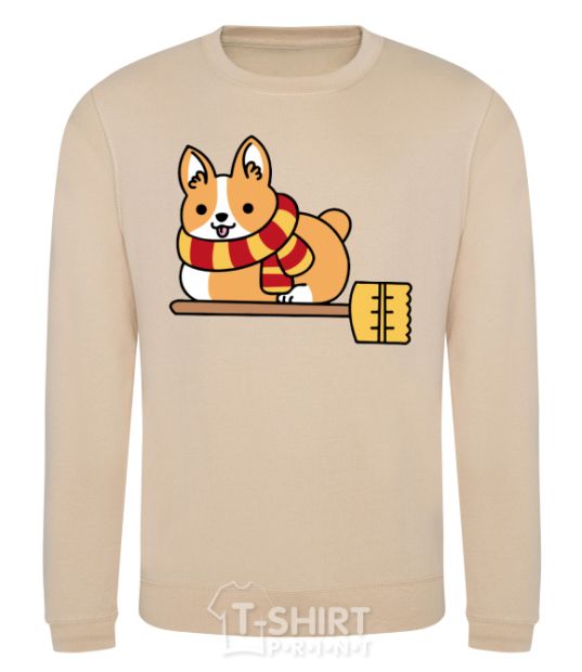 Sweatshirt Corgi potter gryffindor sand фото