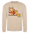 Sweatshirt Corgi potter gryffindor sand фото