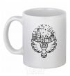 Чашка керамическая Hogwarts owl Белый фото