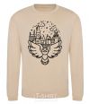 Sweatshirt Hogwarts owl sand фото