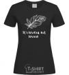 Women's T-shirt It's leviosa black фото