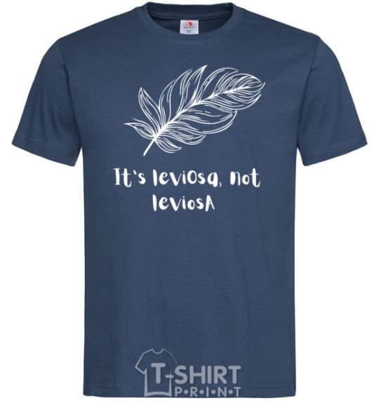 Men's T-Shirt It's leviosa navy-blue фото