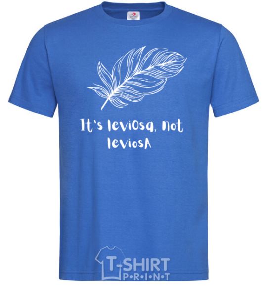 Men's T-Shirt It's leviosa royal-blue фото