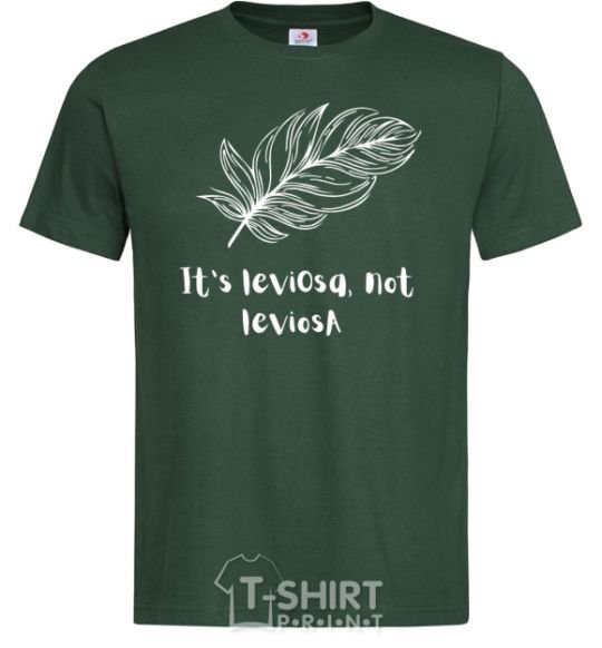 Men's T-Shirt It's leviosa bottle-green фото