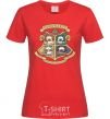 Women's T-shirt Pawgwarts Harry Potter red фото