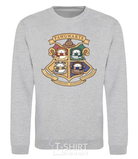 Sweatshirt Pawgwarts Harry Potter sport-grey фото