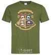 Men's T-Shirt Pawgwarts Harry Potter millennial-khaki фото