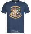 Men's T-Shirt Pawgwarts Harry Potter navy-blue фото