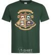 Men's T-Shirt Pawgwarts Harry Potter bottle-green фото