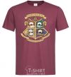 Men's T-Shirt Pawgwarts Harry Potter burgundy фото