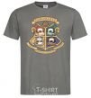 Men's T-Shirt Pawgwarts Harry Potter dark-grey фото