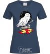 Women's T-shirt A Harry Potter boucle navy-blue фото