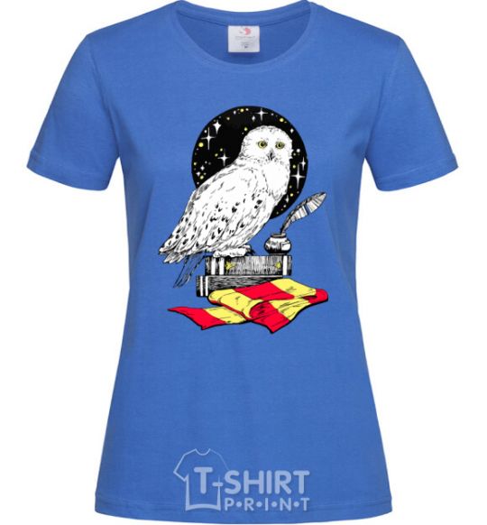 Women's T-shirt A Harry Potter boucle royal-blue фото