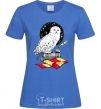 Women's T-shirt A Harry Potter boucle royal-blue фото