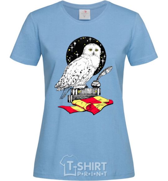 Women's T-shirt A Harry Potter boucle sky-blue фото