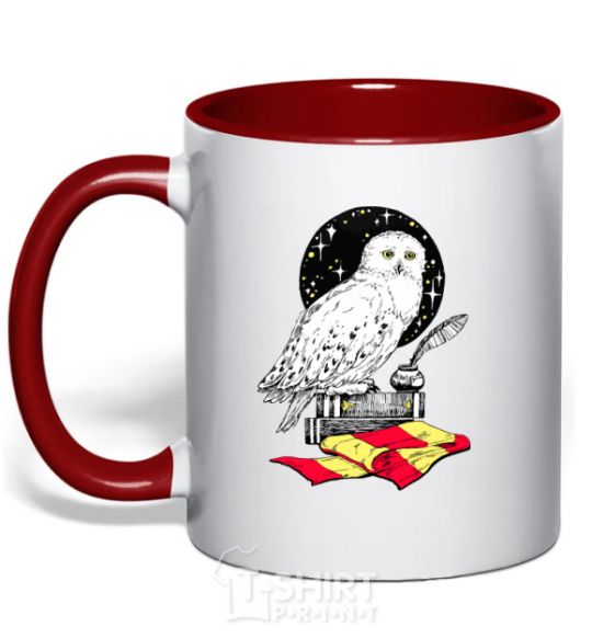 Mug with a colored handle A Harry Potter boucle red фото