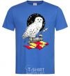 Men's T-Shirt A Harry Potter boucle royal-blue фото