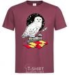 Men's T-Shirt A Harry Potter boucle burgundy фото