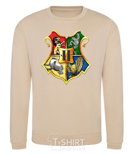 Sweatshirt Hogwarts crest sand фото