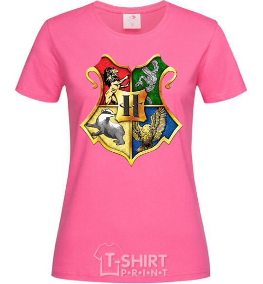 Women's T-shirt Hogwarts crest heliconia фото