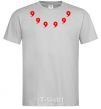 Men's T-Shirt Tags Uchiha grey фото