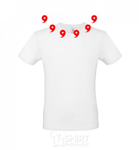 Men's T-Shirt Tags Uchiha White фото