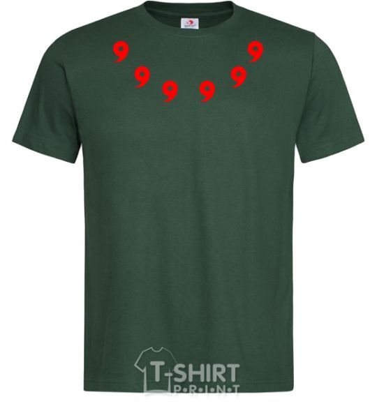 Men's T-Shirt Tags Uchiha bottle-green фото