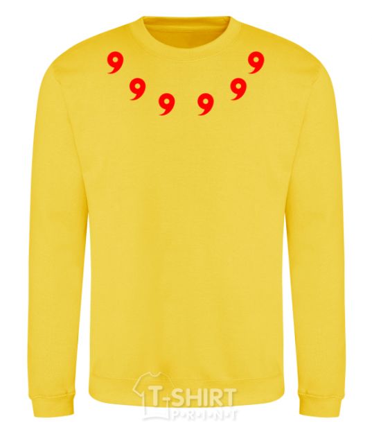 Sweatshirt Tags Uchiha yellow фото