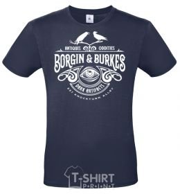 Men's T-Shirt Borgin and burkes Harry Potter navy-blue фото